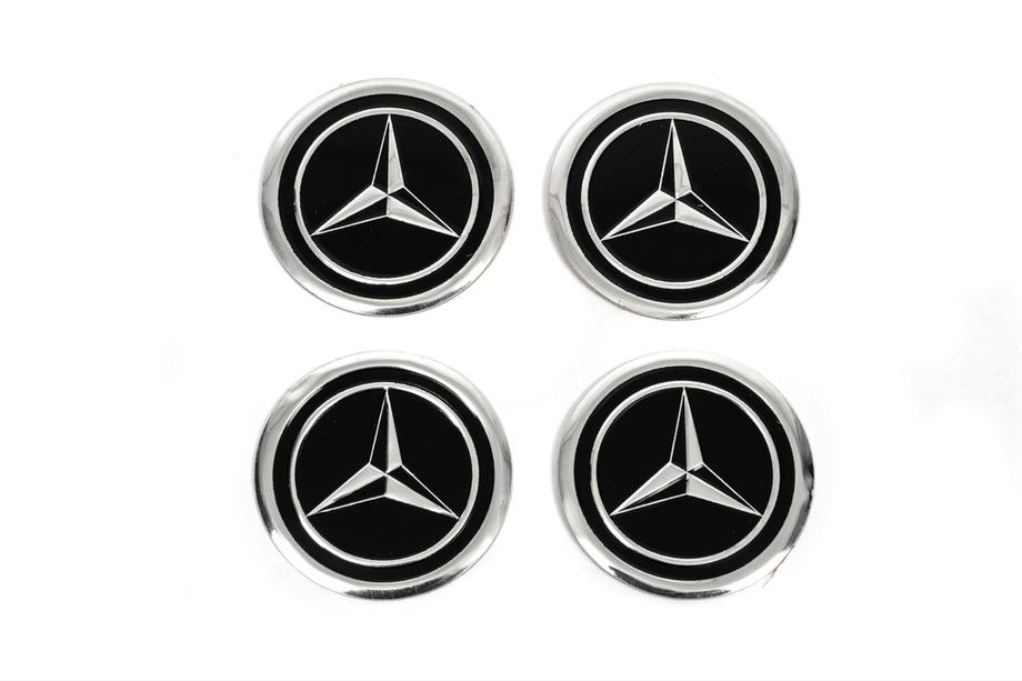 Mercedes-Benz Aufkleber für Felgendeckel V1 60mm (4Stk) Foto 1