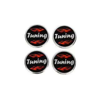 Aufkleber für Felgendeckel Tuning V1 60mm (4Stk) Foto 2