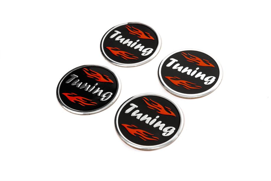 Aufkleber für Felgendeckel Tuning V1 60mm (4Stk) Foto 1