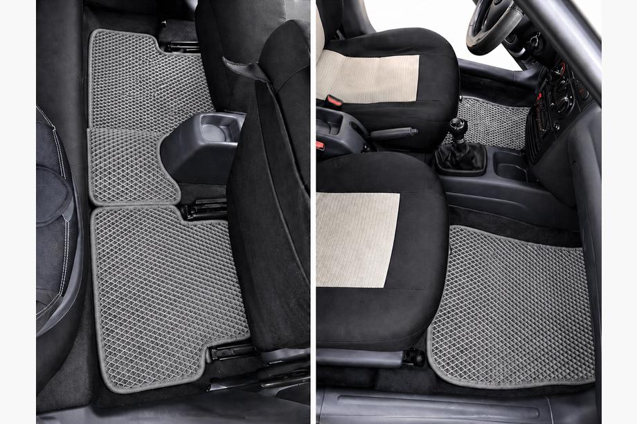 Daewoo Lanos 1998-2017 EVA Fußmatten (Grau) Image