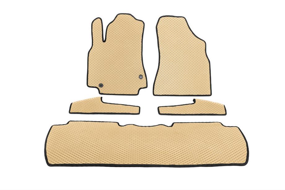 Peugeot Partner Tepee 2008-2018 EVA Fußmatten (Beige) Image