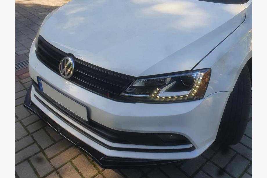 Volkswagen Jetta 2011-2018 Frontlippe Stoßstange Lip (2010-2018, Schwarz Glanz) Foto 9