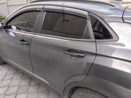 Hyundai Kona 2017-2023 Windabweiser mit Chromleiste (4 Stk, Niken) Foto 7