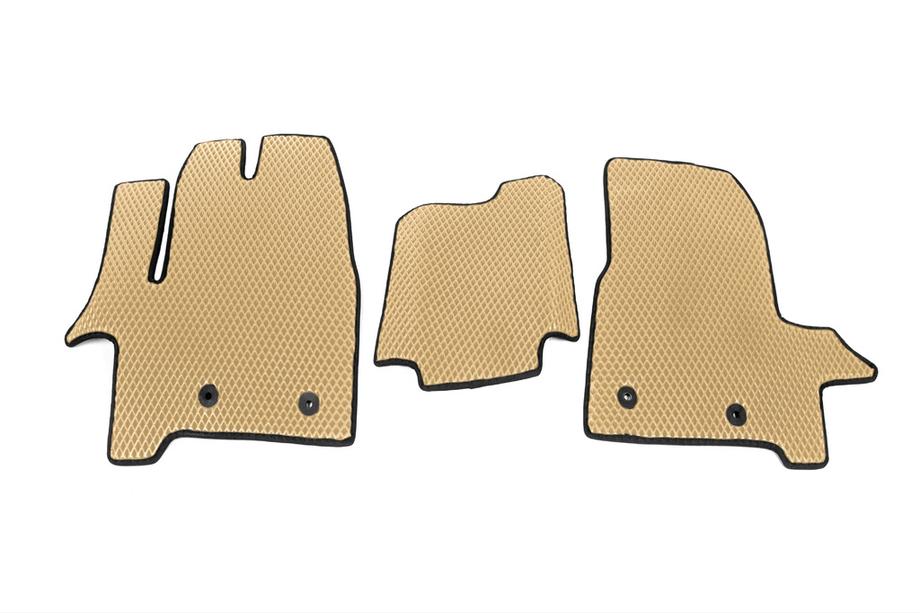 Ford Custom 2013-2022 EVA Fußmatten (Vorne, Beige) Image