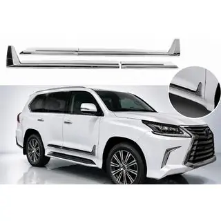 F-Sport Türleisten Weiß+Chrom (4 Stk, ABS) Foto 1