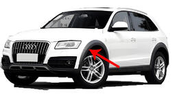 Audi Q5 2008-2017 Premium Schmutzfänger (4 Stk, mit breiten Radlaufverbreiterungen) Foto 3