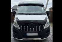 Renault Master 2011-2023 Frontscheibenblende V2 (schwarz glanz, 5mm) Foto 5