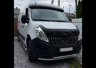 Renault Master 2011-2023 Frontscheibenblende V2 (schwarz glanz, 5mm) Foto 7