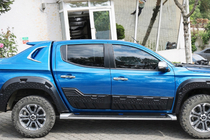 Mitsubishi L200 2015-2024 Türleisten EuroCap (6 Stk, ABS) Foto 2