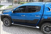Mitsubishi L200 2015-2024 Türleisten EuroCap (6 Stk, ABS) Foto 1