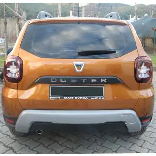 Heckstoßstangenabdeckung U-Type (ABS, grau) Renault Duster 2018-2024 Foto 1