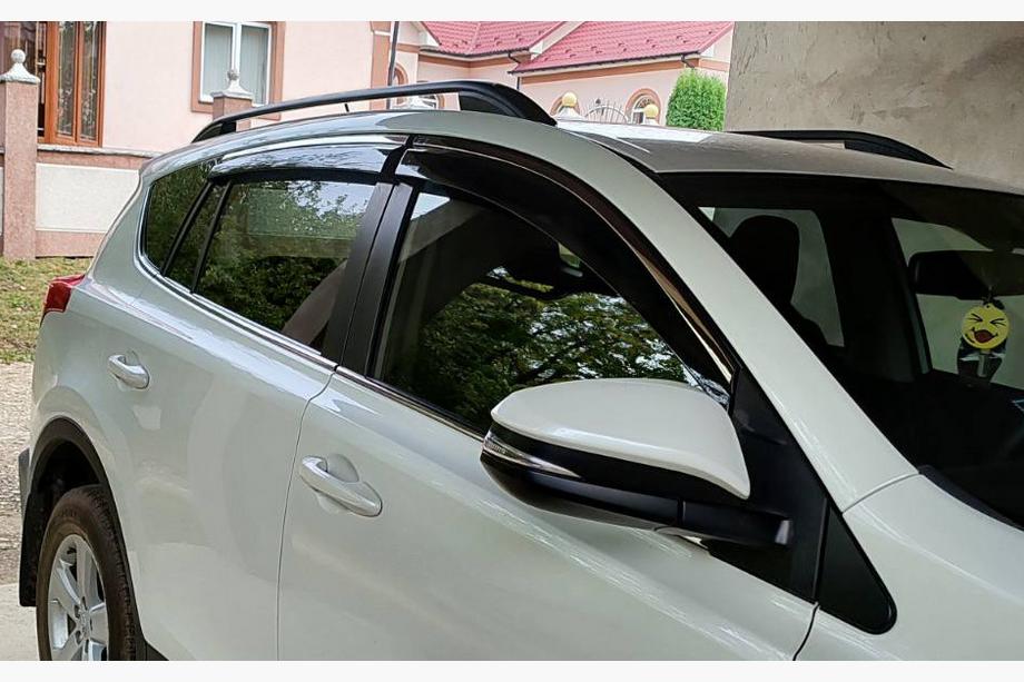 Toyota Rav 4 2013-2018 Windabweiser mit Chromleiste (4 Stk, Niken) Foto 4