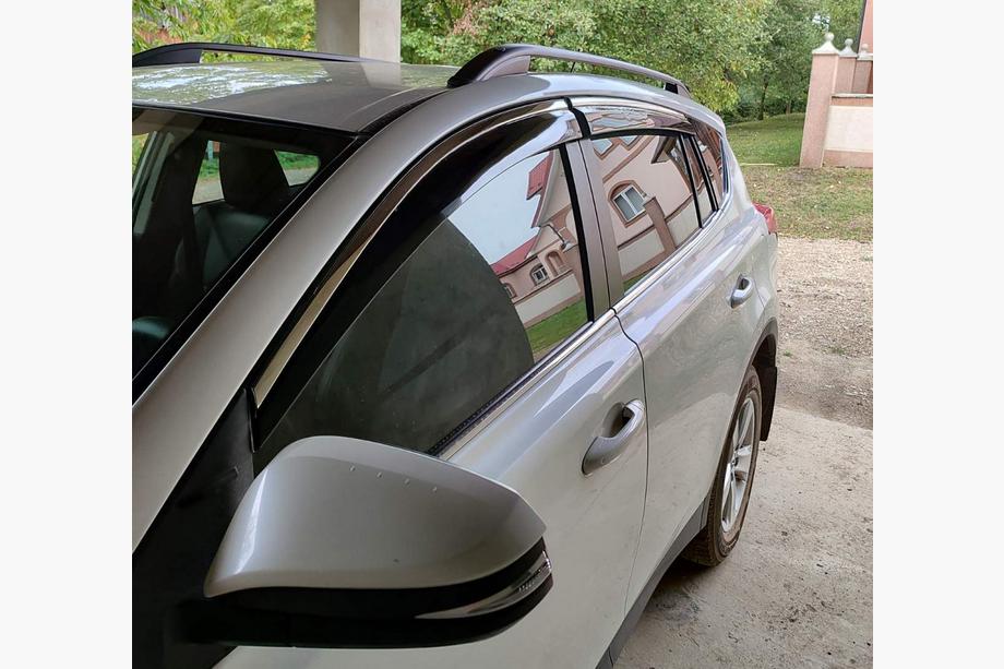 Toyota Rav 4 2013-2018 Windabweiser mit Chromleiste (4 Stk, Niken) Foto 3