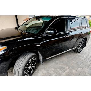 Windabweiser mit Chromleiste (4 Stk, Niken) Toyota Highlander 2008-2013 Foto 1