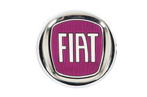 Fiat Emblem (rot V2, selbstklebend) 120 mm Foto 1
