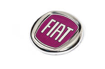 Fiat Emblem (rot V2, selbstklebend) 120 mm Foto 2