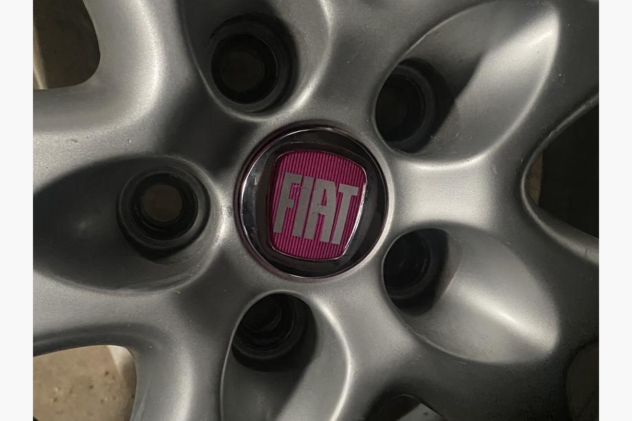 Fiat Felgendeckel V2 49/42.5 mm rot (4 Stk, 0735448759) Foto 2