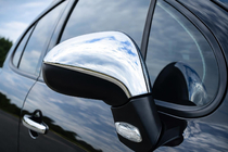 Peugeot 308 2007-2013 Spiegelabdeckungen (2 Stk, Edelstahl) OmsaLine - Italienischer Edelstahl Foto 1