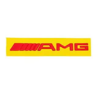 Emblem AMG (20cm, ABS, rot) Foto 2