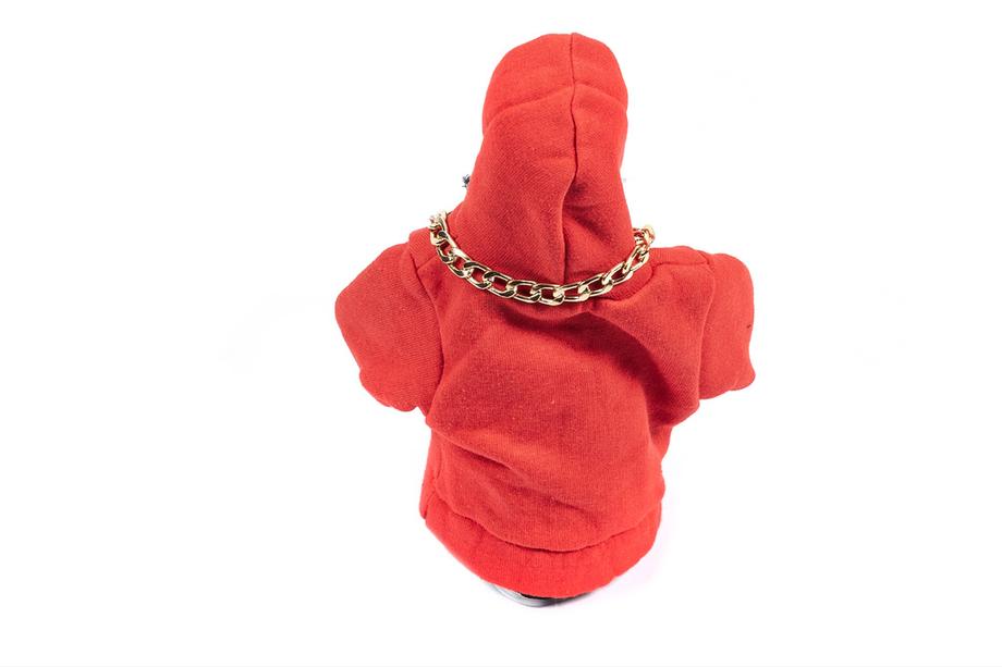 Schaltknauf Abdeckung Hoodie-Stil (rot, schwarzes Band) Foto 3