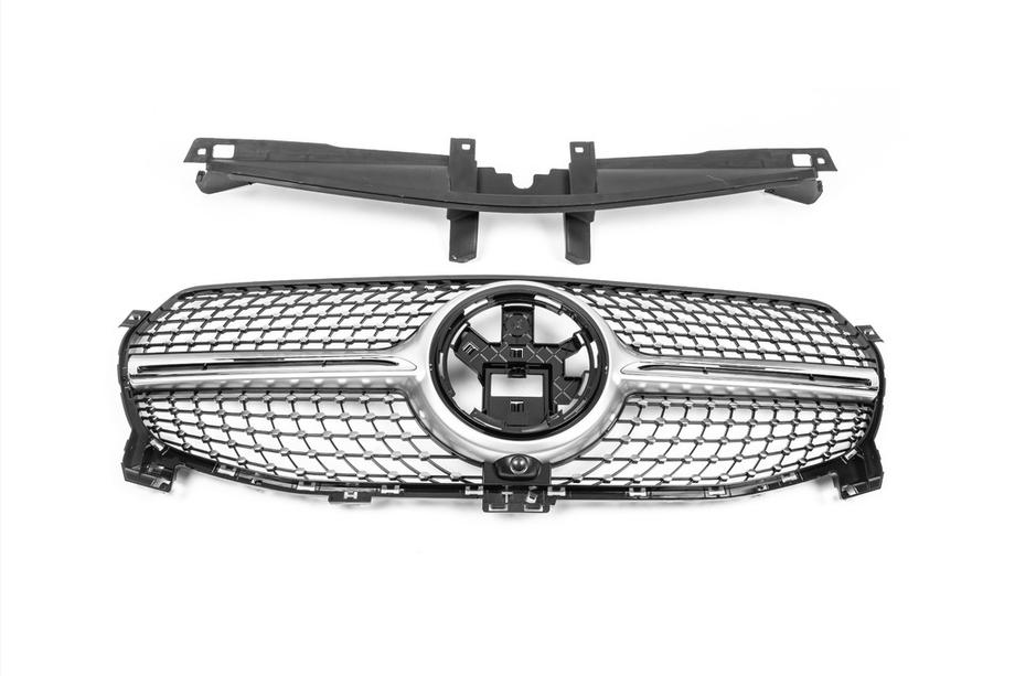 Mercedes GLE coupe C167 2019- Frontgrill Diamond Silber (für Base 2019-2023) Image