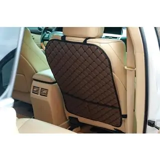 Rücksitz-Organizer ECO (1 Stk, Braun mit schwarzer Naht) Foto 2