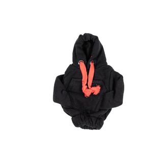 Schaltknaufmanschette Hoodie-Style (Schwarz, rotes Band) Foto 3
