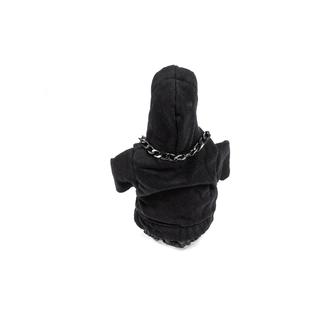 Schaltknaufmanschette Hoodie-Style (Schwarz, rotes Band) Foto 4