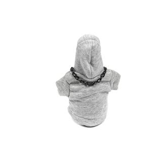 Schaltknauf Abdeckung Hoodie (grau, schwarzes Kordelband) Foto 4