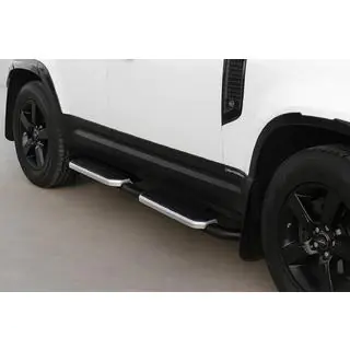 Seitliche Trittbretter OEM Silver (für 110/130, 2 Stk.) Foto 1