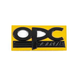 Emblem OPC Line 32mm auf 85mm (Schwarz) Foto 1