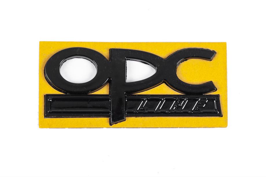 Opel Emblem OPC Line 32mm auf 85mm (Schwarz) Foto 1