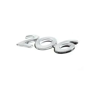 Emblem 206 (90mm x 25mm) Peugeot 206 1998-2024 Foto 2