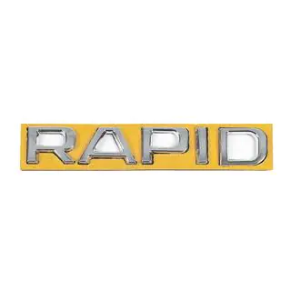 Schriftzug Rapid (130 mm x 22 mm) Foto 1