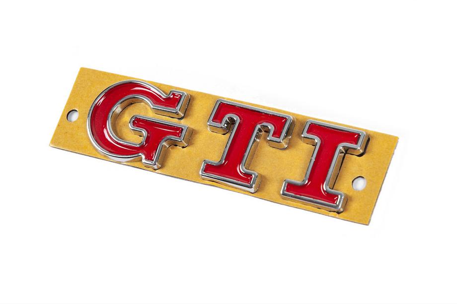 Schriftzug GTI (90mm x 25mm) Foto 2