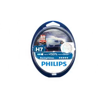 Philips H7 55W 12972RV Racing Vision 150% Scheinwerferlampe Foto 1