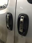 Peugeot Bipper 2008-2017 Chrom Türgriffblenden (4 Stk, Edelstahl) OmsaLine - Italienischer Edelstahl Foto 1