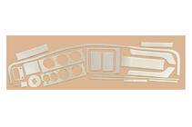 Renault 19 1992-1998 Armaturenbrett Abdeckungen (Meric) Aluminium Foto 1