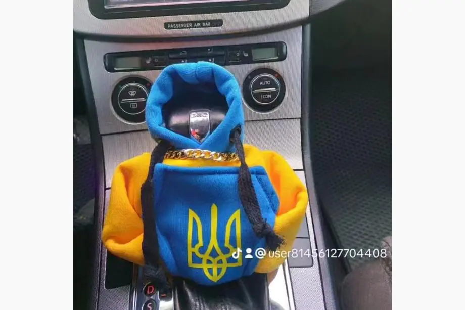 Schaltknauf Abdeckung Hoodie (Ukraine) Foto 2
