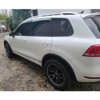 Windabweiser mit Chromleiste (4 Stk., Niken) Volkswagen Touareg 2010-2018 Foto 1
