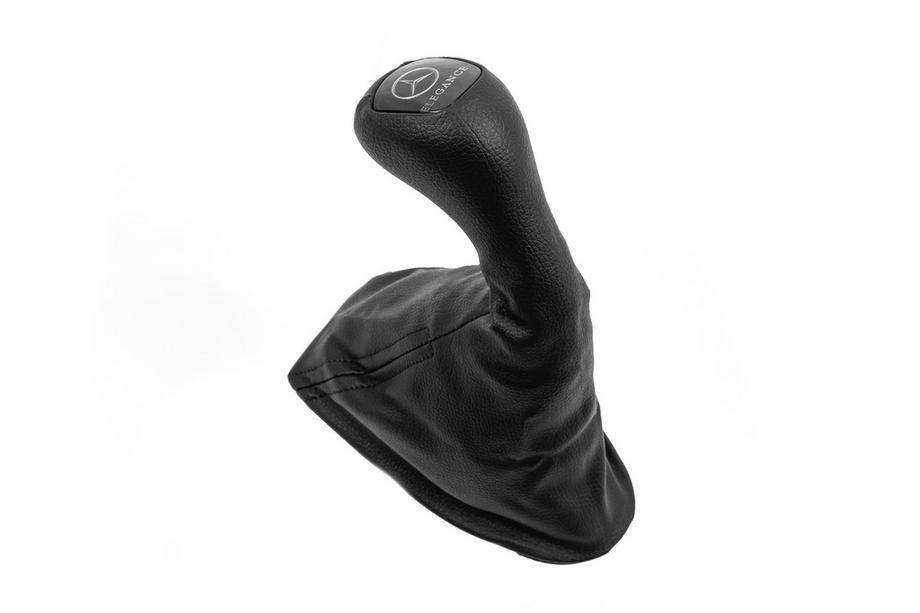 Mercedes E-class W211 2002-2009 Schaltknauf und Schaltsack OEM Elegance-Mercedes (Kunstleder) Foto 5