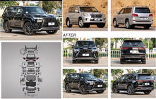 Lexus LX570/450d 2008-2022 Facelift Bodykit auf LX600 Foto 7