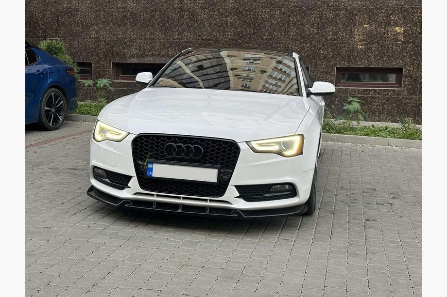 Audi A5 2007-2015 Frontlippe Lip (für Base, 2011-2015, zum Lackieren) Image