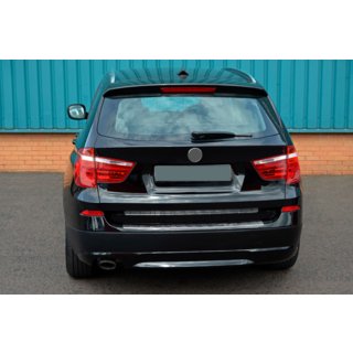 Edelstahl Ladekantenschutz OmsaLine (glanz, Edelstahl) BMW X3 F25 2011-2018 Foto 3