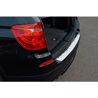 Edelstahl Ladekantenschutz OmsaLine (glanz, Edelstahl) BMW X3 F25 2011-2018 Foto 1
