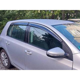 Windabweiser mit Chromleiste Niken (HB, 4 Stk) Volkswagen Golf 6 2008-2014 Foto 1