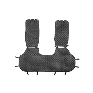 Sitzauflagen für Rücksitze ECO (Set, Schwarz mit grauer Naht) Foto 4