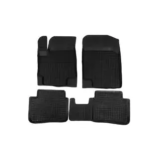 Gummimatten mit Rand (4 Stk, Polytep) Hyundai Accent 2011-2017 Foto 1