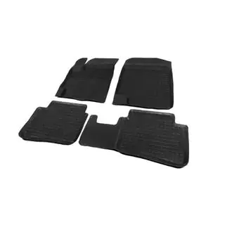 Gummimatten mit Rand (4 Stk, Polytep) Hyundai Accent 2011-2017 Foto 2