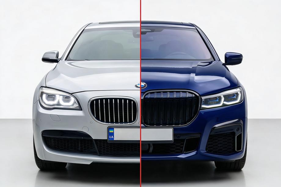 BMW 7 Series F01/F02 2008-2015 Facelift Kit auf G12 M760 (mit Austausch von Kofferraumdeckel und hinteren Kotflügeln) Image